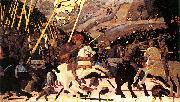 paolo uccello Niccolo Mauruzi da Tolentino at the Battle of San Romano, oil painting reproduction